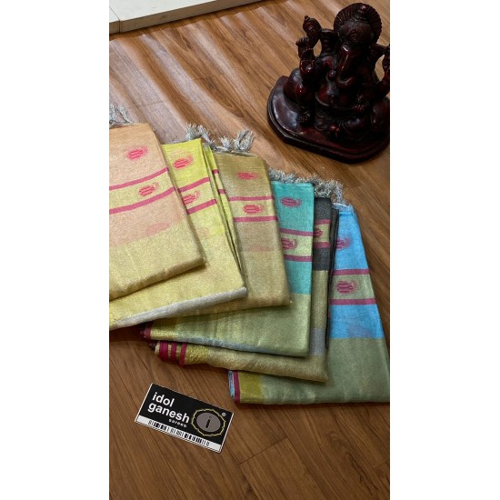 IG3924 Pure handloom tissue/lenine  