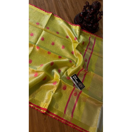 IG3924 Pure handloom tissue/lenine  