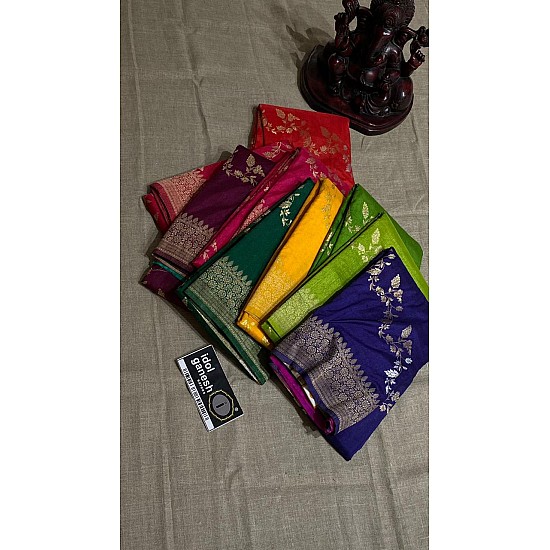 IG3950 lite weight soft dupion pattu