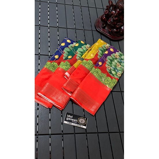 IG3963 Lite weight soft katan silk pattu  