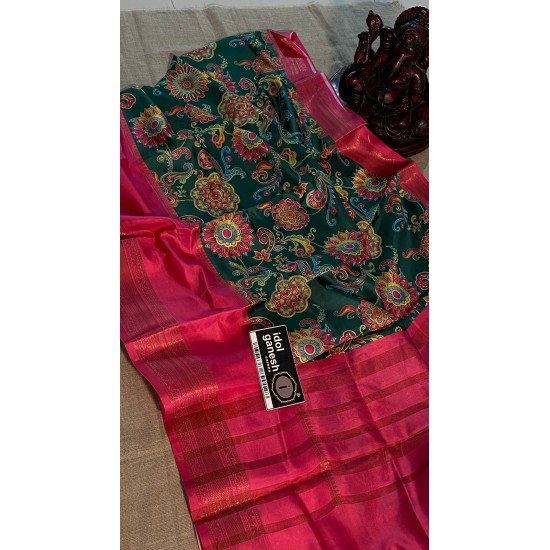 IG3983  lite weight soft silk kanchi weaving