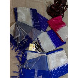 IG4005 pure handloom jute dupion pattu 