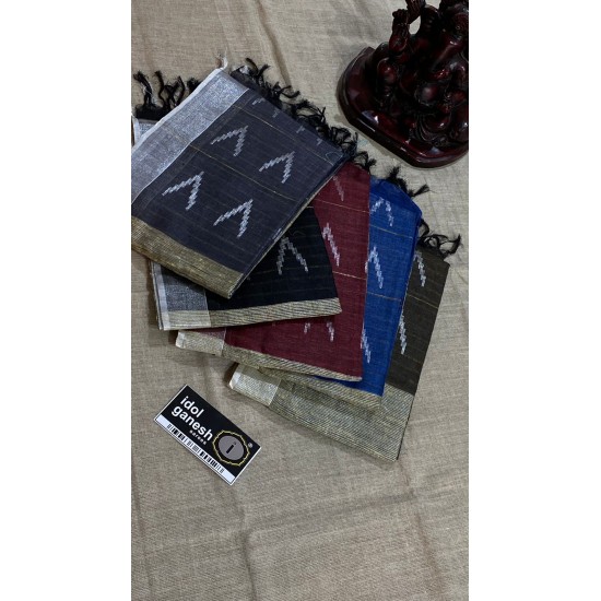 IG4019 pure handloom lenine/lenine