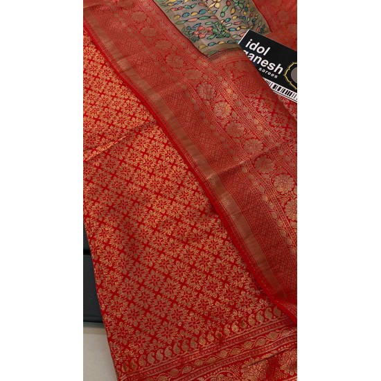 IG4035 pure munga silk pattu 