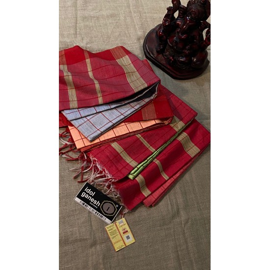 IG4066 pure Handlooms desi tusser 