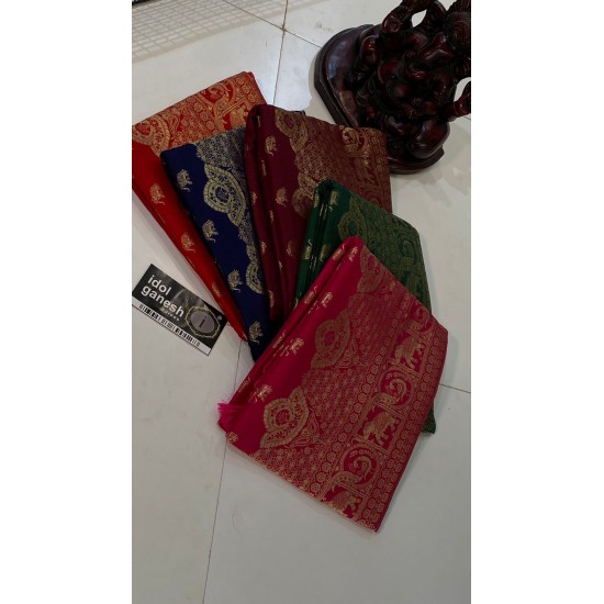 IG4073 pure munga silk pattu