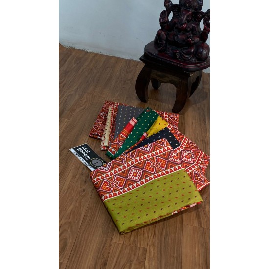 IG4076 pure Pashmina silk pattu 