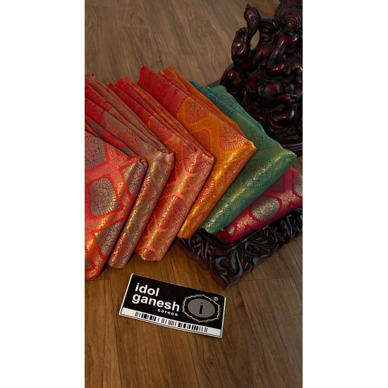 IG4080 lite waight soft banarasi pattu 