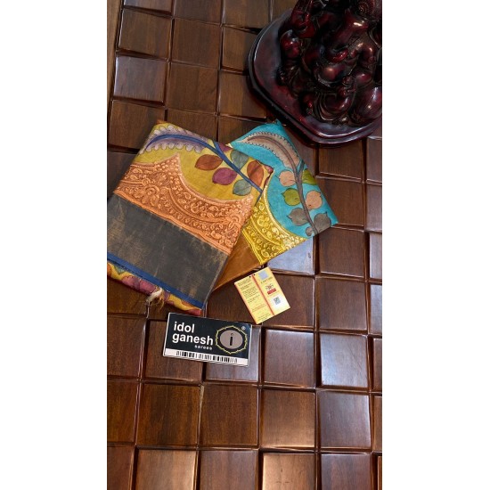 IG4087 pure Handloom desi tusser