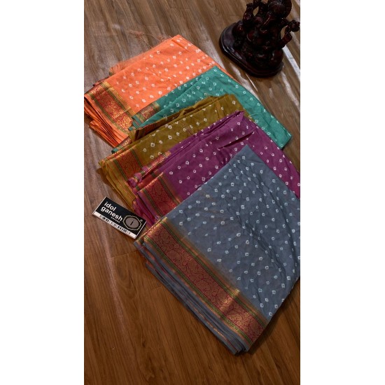 IG4106 pure Handloom silk jari Gadwall