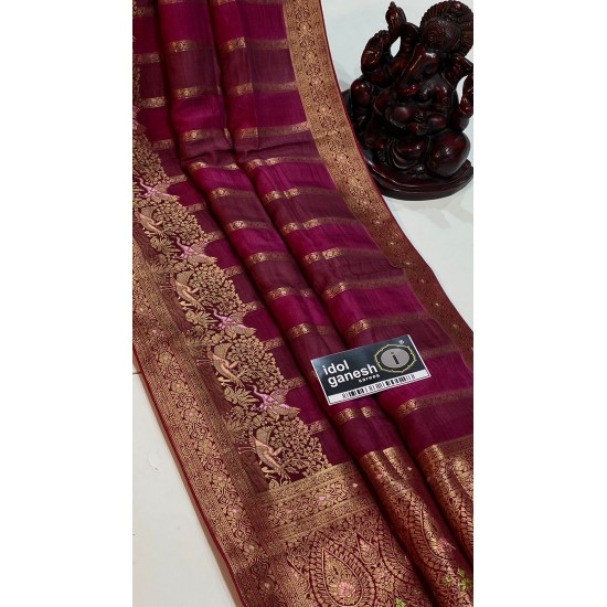 IG4216 pure Munga silk pattu IG4216 pure Munga silk pattu