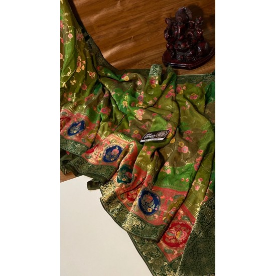 IG4224 pure munga silk pattu