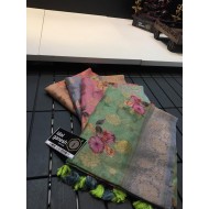 IG423 Lite weight jute  weaving sarees