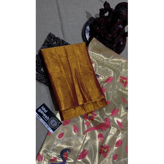 IG4261pure Handloom tishu kaadhi 