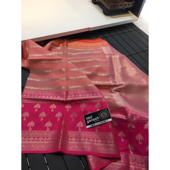 IG433 Lite weight kanchi kora sarees