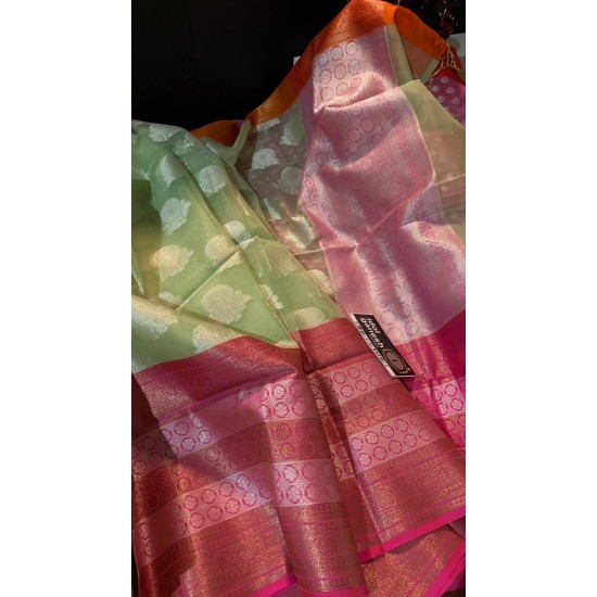 IG434 Lite weight kanchi kora sarees