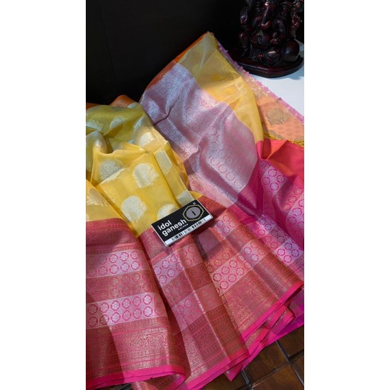 IG434 Lite weight kanchi kora sarees