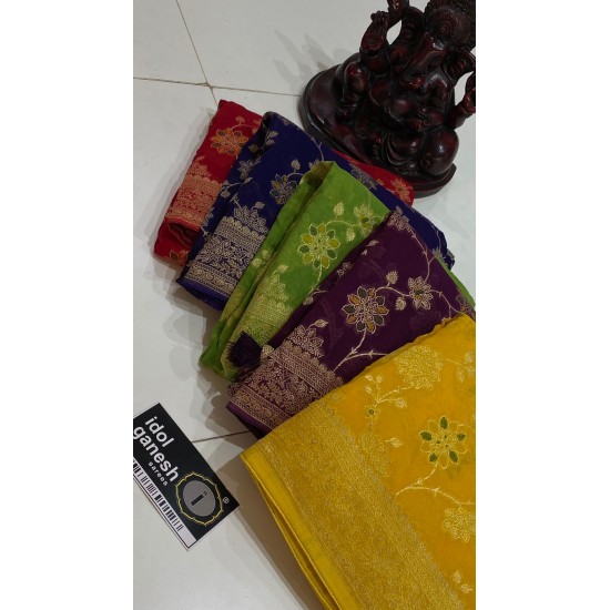 IG4348 pure kaddi georgette 