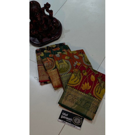 IG4383 lite weight pure  munga silk pattu