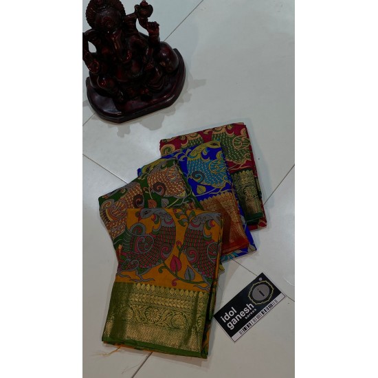 IG4384 lite weight pure  munga silk pattu 