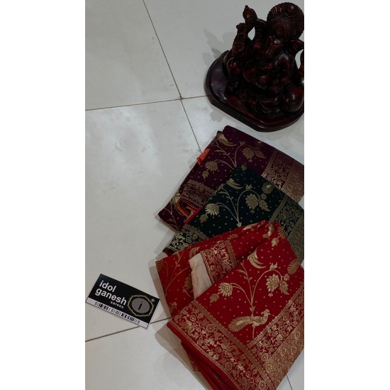 IG4386 pure Munga silk pattu 