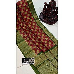 IG4438 lite weight pure  munga silk pattu