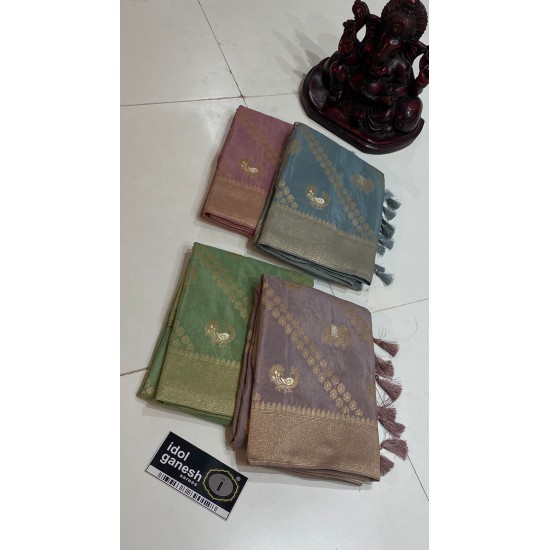 IG4474 pure munga silk pattu