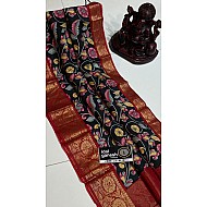 IG4522 lite weight pure  munga silk pattu