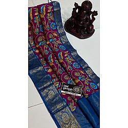 IG4522 lite weight pure  munga silk pattu