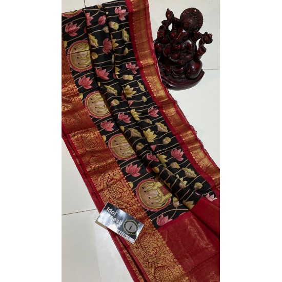IG4528lite weight pure  munga silk pattu 