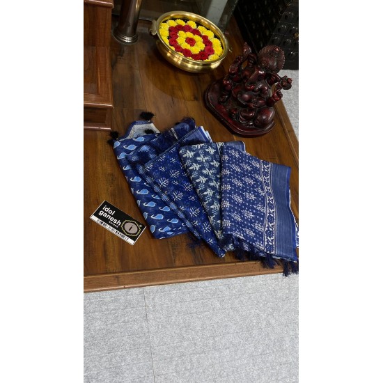 IG4539 Lite weight Lenin sarees  