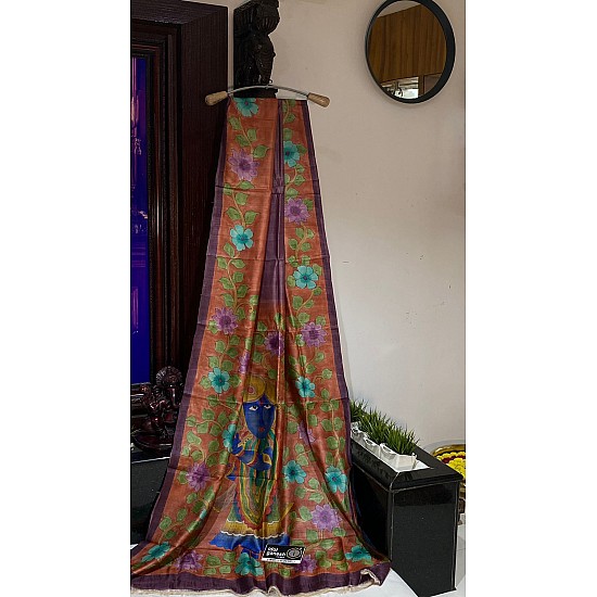 IG4556 pure hand loom desi tusser 