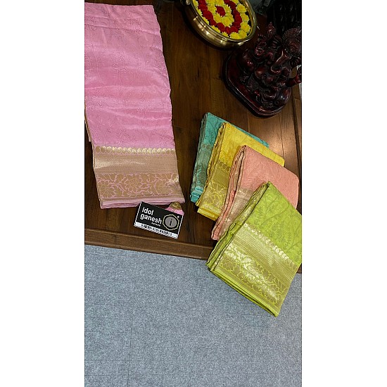 IG4564 pure munga silk pattu 
