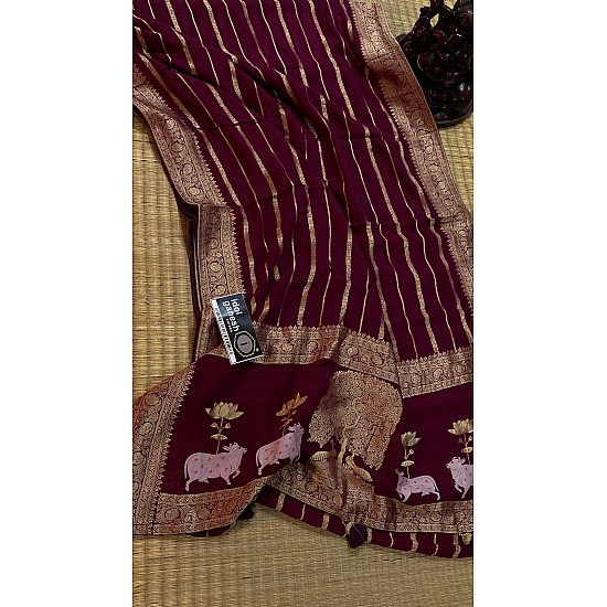 IG4568 pure kaddi georgette  5040/-