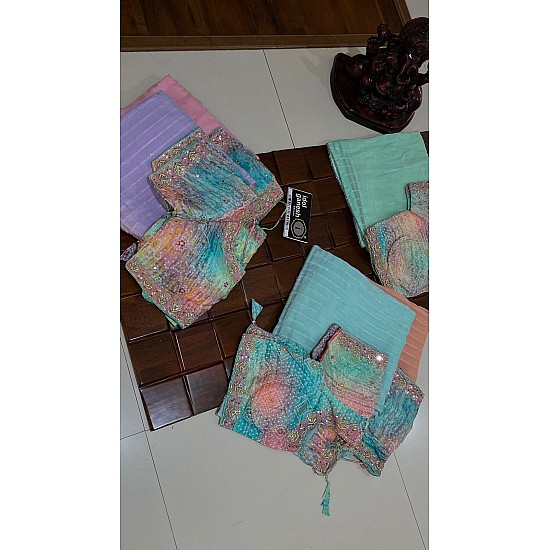 IG4572 lite weight soft kora georgette  