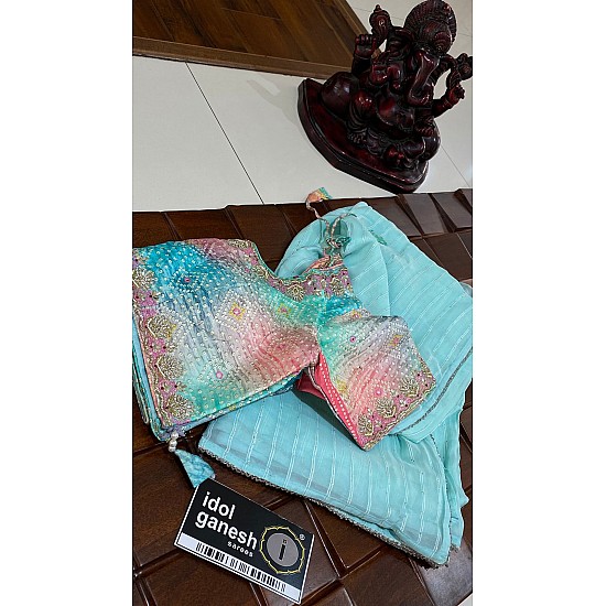 IG4572 lite weight soft kora georgette  