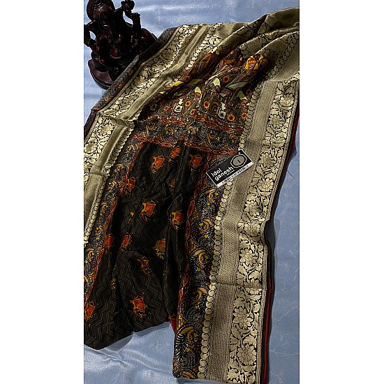 IG4632 pure munga silk pattu   