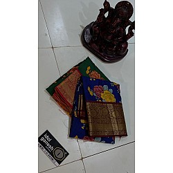 IG4662 lite weight pure  munga silk pattu  