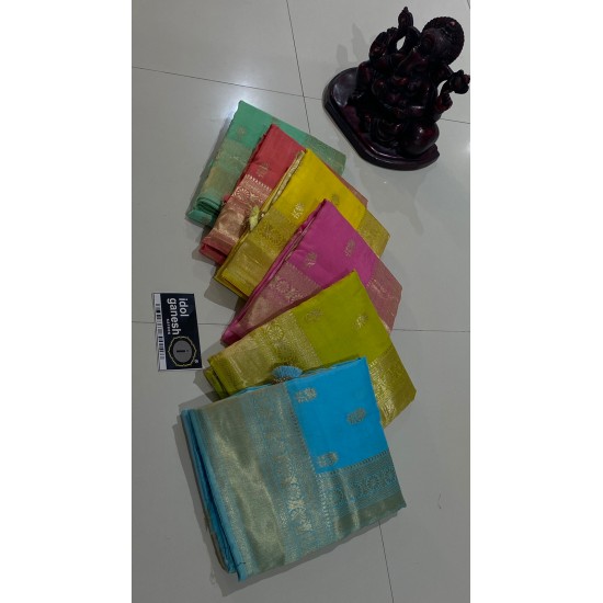 IG4696 lite weight pure munga silk Pattu 