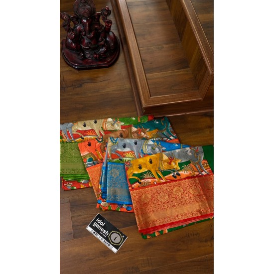 IG4713 lite weight pure  munga silk pattu 