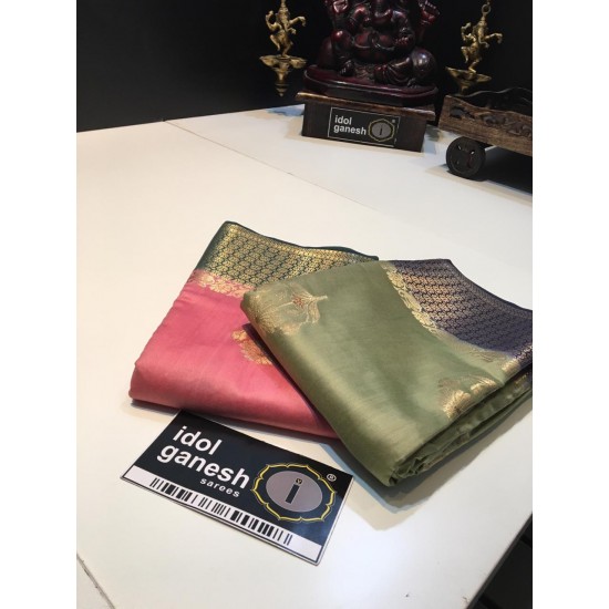  IG478 Pure handloom soft dupion pattu