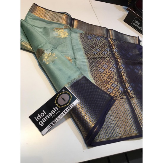 IG479 Pure handloom soft dupion pattu