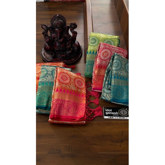 IG4799 Lite weight soft  fancy Kanchi pattu 