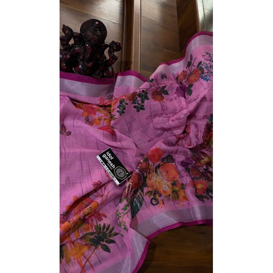 IG4816 lite weight lenine sarees