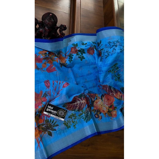 IG4816 lite weight lenine sarees
