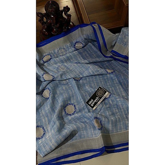 IG4820 lite weight lenine sarees IG4820 lite weight lenine sarees