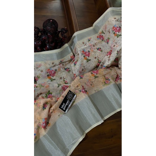 IG4823 lite weight lenine sarees