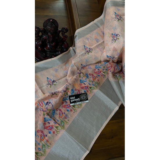 IG4823 lite weight lenine sarees