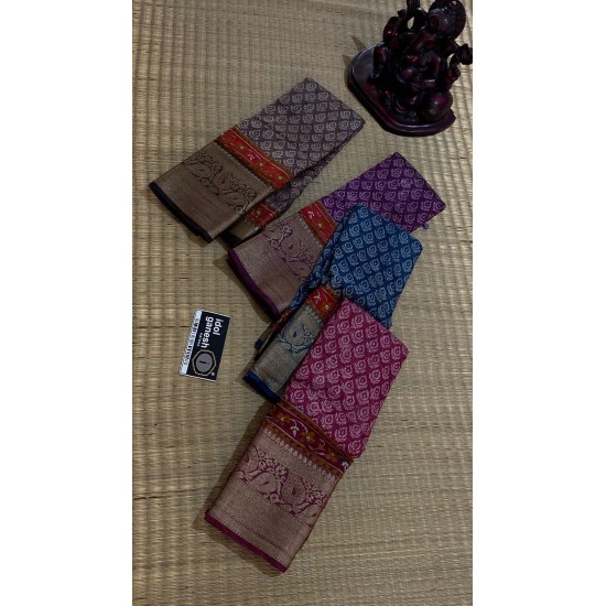 IG4827 pure silk kota print  