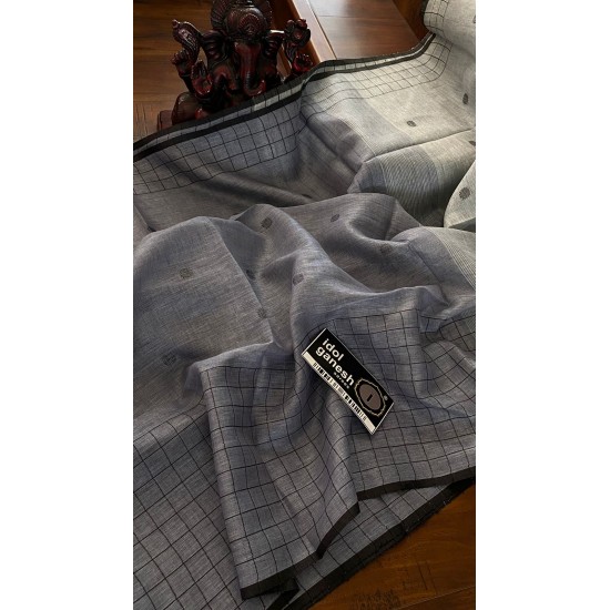 IG4987 pure handloom lenine/lenine 